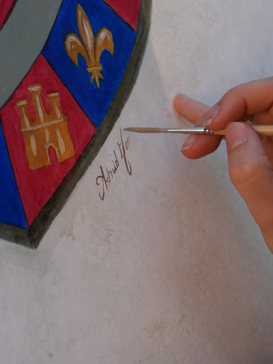 Signature au pinceau